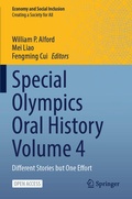 Cover: Special Olympics Oral History Volume 4 - Springer