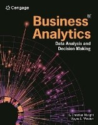 Enlarge image Cover: Business Analytics - CENGAGE Learning Custom Publishing