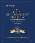 Cover: The Legal Environment of Business - CENGAGE Learning Custom Publishing