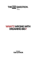 Cover: Whats wrong with dreaming? - Adventurous Publishing