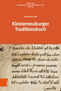 Bild: Klosterneuburger Traditionsbuch - Böhlau