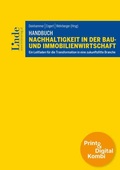 Cover: Handbuch Nachhaltigkeit in der Bau- und Immobilienwirtschaft (Kombi Print&digital) - Linde