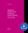Cover: Historical Performance Practice in Organ Playing (without music book) - Carus-Verlag