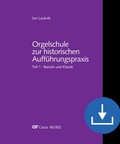 Cover: Orgelschule zur historischen Auff&uuml;hrungspraxis (ohne Notenheft) - Carus-Verlag