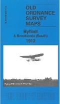 Cover: Byfleet & Brooklands (South) 1912 - Alan Godfrey Maps