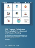 Cover: 500 Tips and Techniques for Peoplesoft Development and Troubleshooting - Shuoying Chen