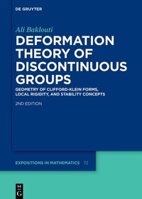 Abbildung von: Deformation Theory of Discontinuous Groups - De Gruyter