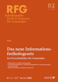 Abbildung von: Das neue Informationsfreiheitsgesetz - Manz