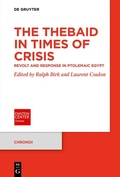 Cover: The Thebaid in Times of Crisis - De Gruyter