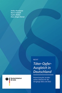 Abbildung von: Täter-Opfer-Ausgleich in Deutschland - Cuvillier Verlag