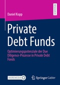 Cover: Private Debt Funds - Springer Gabler