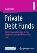 Cover: Private Debt Funds - Springer Gabler