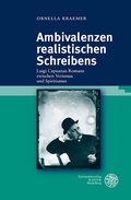 Cover: Ambivalenzen realistischen Schreibens - Universit&auml;tsverlag Winter