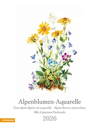 Abbildung von: Alpenblumen-Aquarelle Kalender 2026 - Athesia-Tappeiner Kalender