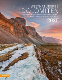 Abbildung von: Weltnaturerbe Dolomiten Kalender 2026 - Athesia-Tappeiner Kalender