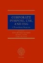 Cover: Corporate Purpose, CSR, and ESG - OUP eBook