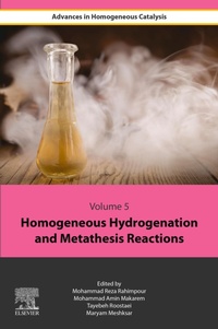 Enlarge image Cover: Homogeneous Hydrogenation and Metathesis Reactions - Elsevier