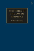 Cover: Statistics in the Law of Evidence - Hart Publishing