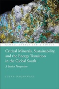 Cover: Critical Minerals, Sustainability, and the Energy Transition in the Global South - Hart Publishing