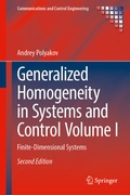 Cover: Generalized Homogeneity in Systems and Control Volume I - Springer