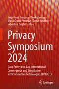 Cover: Privacy Symposium 2024 - Springer