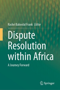 Abbildung von: Dispute Resolution within Africa - Springer