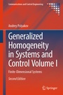 Cover: Generalized Homogeneity in Systems and Control Volume I - Springer