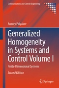 Cover: Generalized Homogeneity in Systems and Control Volume I - Springer