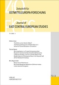 Bild: Zeitschrift f&uuml;r Ostmitteleuropa-Forschung (ZfO) 73/3 / Journal of East Central European Studies (JECES) 73/3 - Verlag Herder-Institut