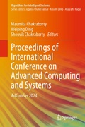 Cover: Proceedings of International Conference on Advanced Computing and Systems - Springer