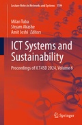 Cover: ICT Systems and Sustainability - Springer