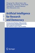 Cover: Artificial Intelligence for Research and Democracy - Springer