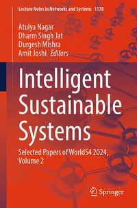 Enlarge image Cover: Intelligent Sustainable Systems - Springer