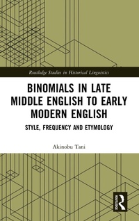 Abbildung von: Binomials in Late Middle English to Early Modern English - Routledge