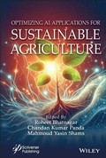 Cover: Optimizing AI Applications for Sustainable Agriculture - Wiley-Scrivener