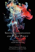 Cover: Social Coordination and Public Policy - Lexington Books