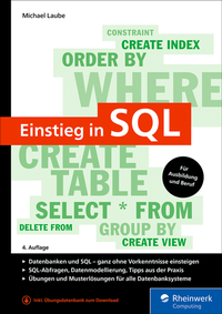 Abbildung von: Einstieg in SQL - Rheinwerk