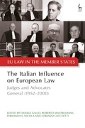 Cover: The Italian Influence on European Law - Hart Publishing
