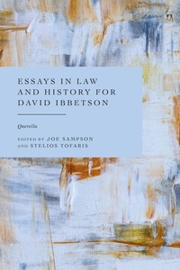 Abbildung von: Essays in Law and History for David Ibbetson - Hart Publishing