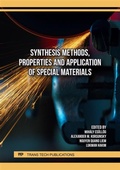 Cover: Synthesis Methods, Properties and Application of Special Materials - Trans Tech Publications Ltd
