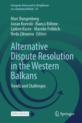 Cover: Alternative Dispute Resolution in the Western Balkans - Springer