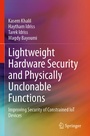 Cover: Lightweight Hardware Security and Physically Unclonable Functions - Springer
