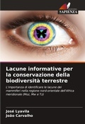 Cover: Lacune informative per la conservazione della biodiversita terrestre - Edizioni Sapienza