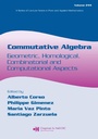 Cover: Commutative Algebra - CRC Press