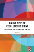 Cover: Online Dispute Resolution in China - Routledge