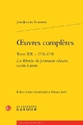 Cover: Oeuvres Completes - Classiques Garnier