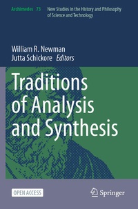 Enlarge image Cover: Traditions of Analysis and Synthesis - Springer