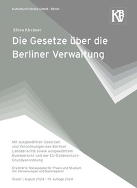 Abbildung von: Die Gesetze über die Berliner Verwaltung - Kulturbuch