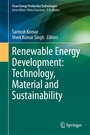 Cover: Renewable Energy Development: Technology, Material and Sustainability - Springer