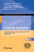 Cover: Computer Applications - Springer
